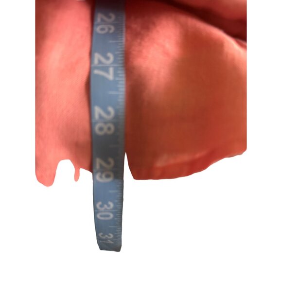 L.L.Bean Linen Button Down, Very pretty Coral , 3/4 sleeve 1X - Picture 4 of 5